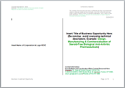 ICAHRIS Business Opportunity Master Template